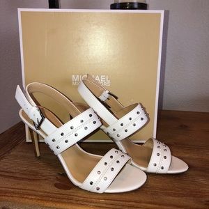 Michael Kors Astor Leather Sandal